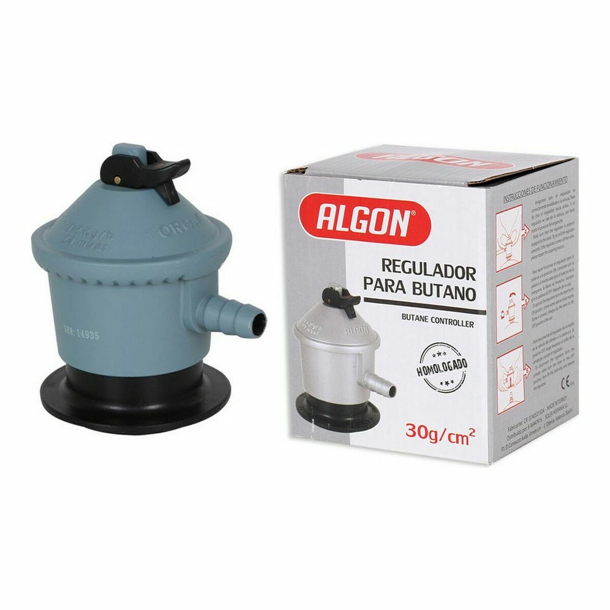 Regulator za Plin Butan 30g/cm² Algon Algon 9 x 8 x 10 cm
